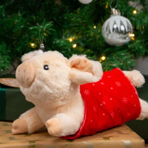 ANCOL Paloma Pig in Blanket Christmas Snuffle Dog Toy
