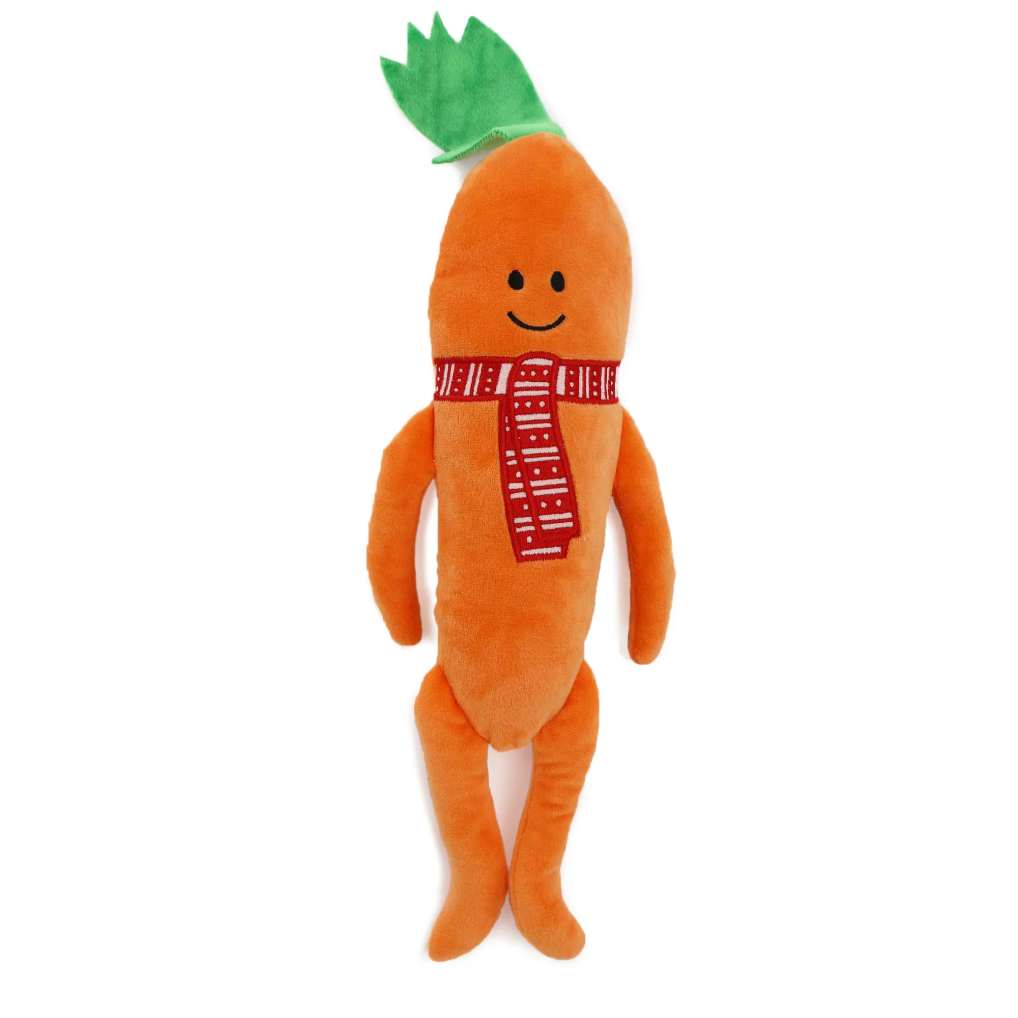 Ancol Katie Carrot Christmas Plush Dog Toy