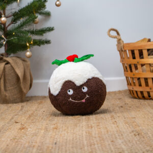 ANCOL Colin Christmas Pudding Dog Toy